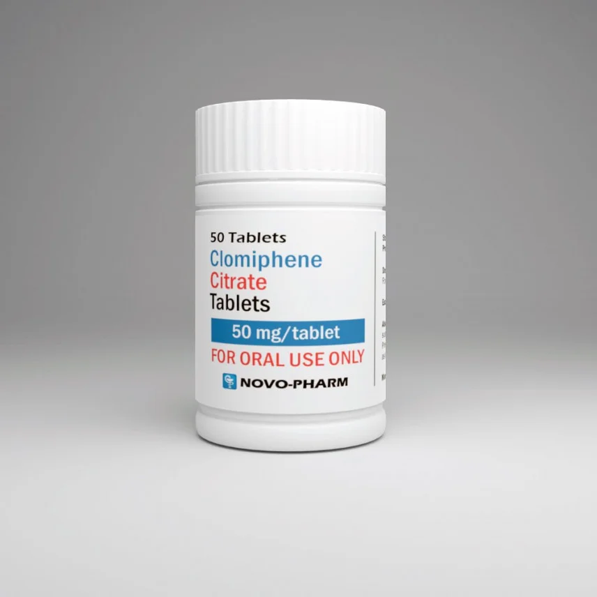 Clomid – Clomiphene (Anti-estrogen, PCT) 50mg/50tabs – NovoPharm
